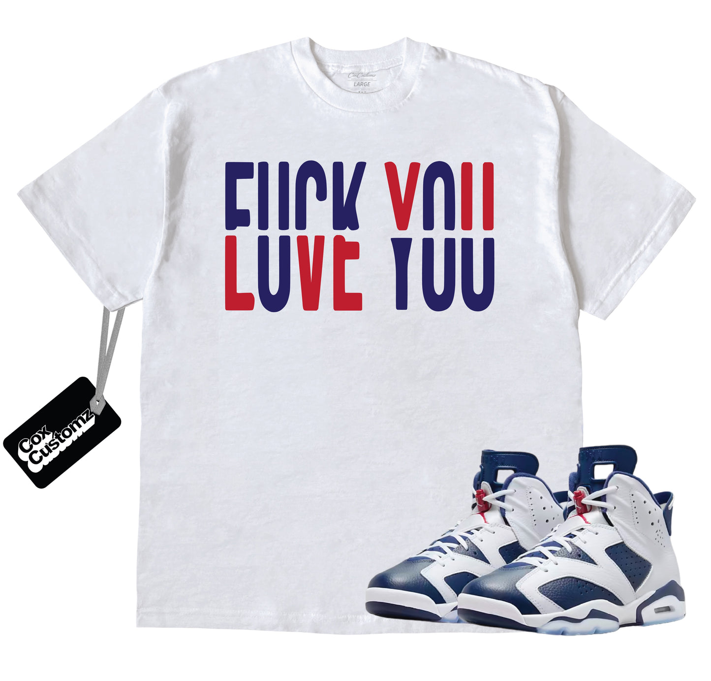 Love You Tee Jordan 6 Olympic