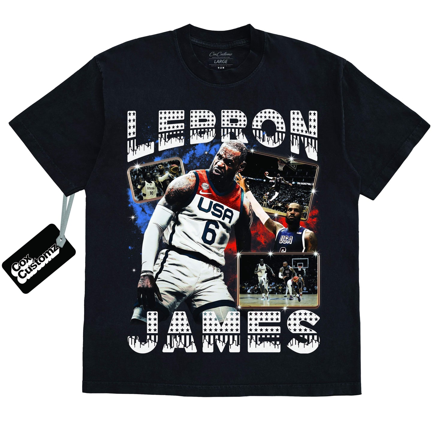 LBJ USA Graphic Tee
