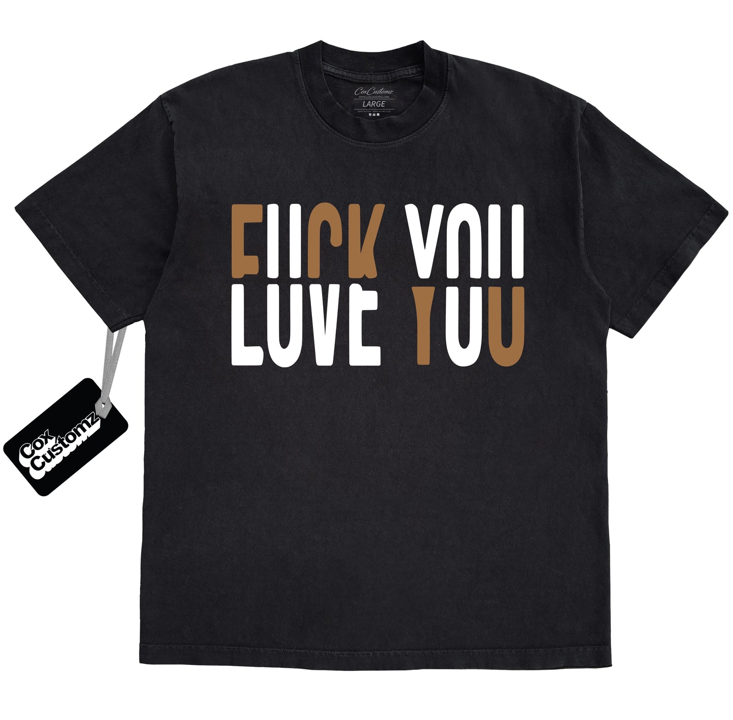 Love You Tee Black & Gold 1’s