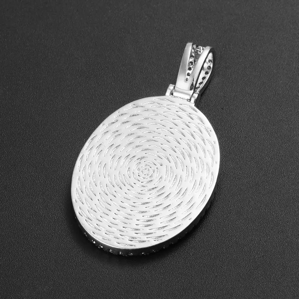 Oval Photo Necklace