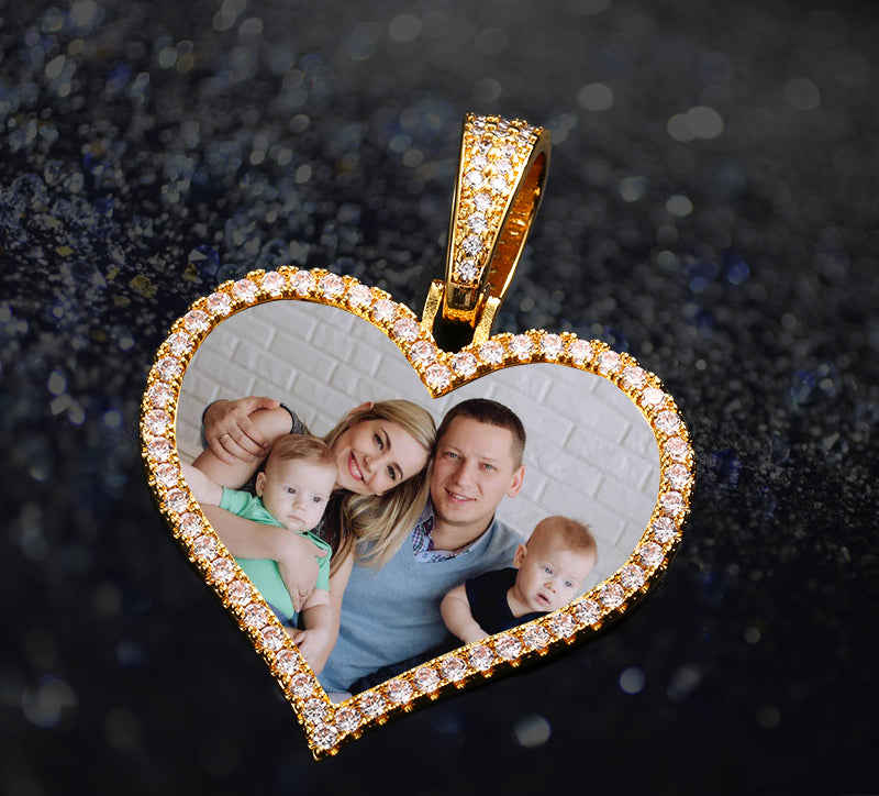 Heart Photo Necklace