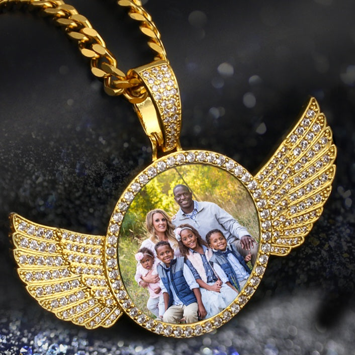 Wingz Photo Necklace