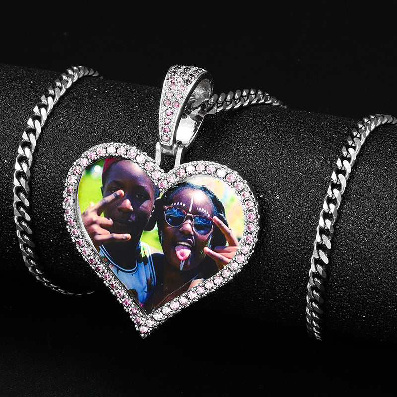 Heart Photo Necklace