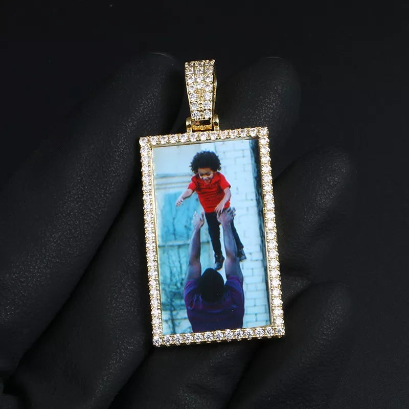 Rectangle Photo Necklace