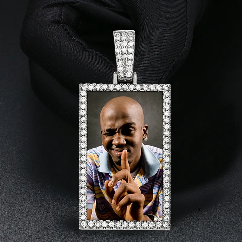 Rectangle Photo Necklace