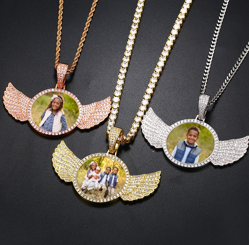 Wingz Photo Necklace