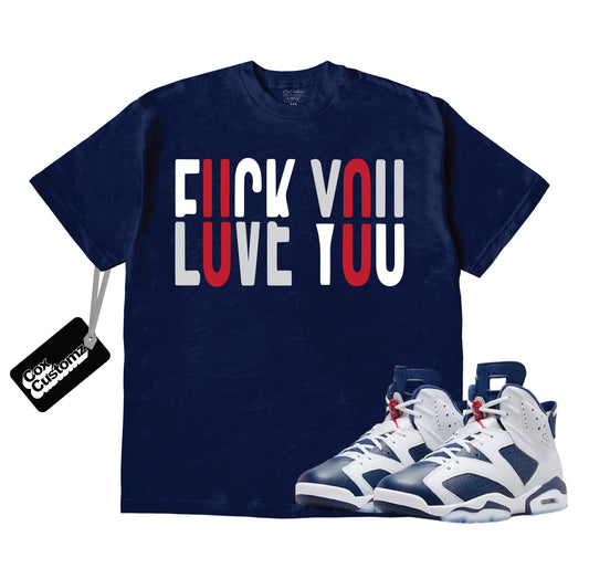 Love You Tee Jordan 6 Olympic