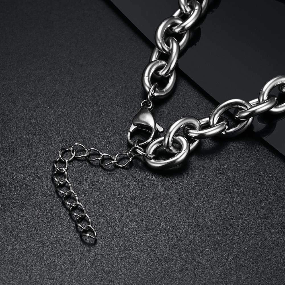 Silver Chain Memory Bracelet
