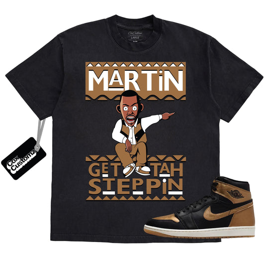 Martin Tee Black & Gold 1’s