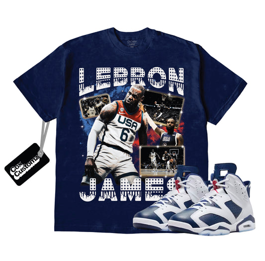 LBJ USA Graphic Tee