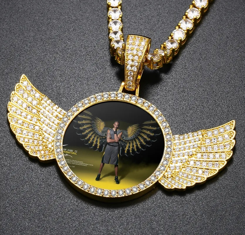 Wingz Photo Necklace
